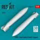 ResKit Models 1200 L fuel tanks French Jaguar (2 pcs) (3D Printed) - 1200 literes üzemanyag-póttartályok, 2 db