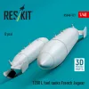 ResKit Models 1200 L fuel tanks French Jaguar (2 pcs) (3D Printed) - 1200 literes üzemanyag-póttartályok, 2 db