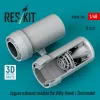 ResKit Models Jaguar exhaust nozzles for Kitty Hawk / Zimimodel (3D Printed) - hajtómű-fúvócsövek