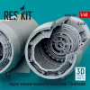 ResKit Models Jaguar exhaust nozzles for Kitty Hawk / Zimimodel (3D Printed) - hajtómű-fúvócsövek