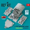 ResKit Models P-47M Thunderbolt cockpit (Detailed edition) for MiniArt kit (3D Printed) - részletes cockpitkészlet