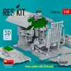 ResKit Models P-47N Thunderbolt cockpit (Basic edition with 3D decals) for MiniArt kit (3D Printed) - alap cockpitkészlet 3D matricákkal