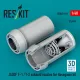 ResKit Models JASDF F-1 / T-2 exhaust nozzles for Hasegawa kit (3D Printed) - hajtómű-fúvócsövek