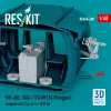 ResKit Models MH-60L (GAU-17A (M134 Minigun)) weapon set (2 pcs) (3D Printed) for ICM - Minigun géppuskakészlet, 2 db