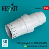 ResKit Models F-16 Fighting Falcon (F100-PW-220) nyitott – hajtómű-fúvócső