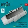 ResKit Models F-16 Fighting Falcon (F100-PW-220) nyitott – hajtómű-fúvócső