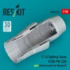ResKit Models F-16 Fighting Falcon (F100-PW-220) nyitott – hajtómű-fúvócső