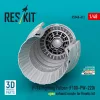 ResKit Models F-16 Fighting Falcon (F100-PW-220) open exhaust nozzle for Kinetic kit (3D Printed) - F-16 Fighting Falcon (F100-PW-220) nyitott – hajtómű-fúvócső