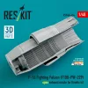 ResKit Models F-16 Fighting Falcon (F100-PW-229) open exhaust nozzle for Kinetic kit (3D Printed) - F-16 Fighting Falcon (F100-PW-229) nyitott – hajtómű-fúvócső