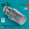 ResKit Models F-16 Fighting Falcon (F100-PW-229) open exhaust nozzle for Kinetic kit (3D Printed) - F-16 Fighting Falcon (F100-PW-229) nyitott – hajtómű-fúvócső