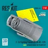 ResKit Models F-16 Fighting Falcon (F110-GE-129) open exhaust nozzle for Kinetic kit (3D Printed) - F-16 Fighting Falcon (F110-GE-129) nyitott – hajtómű-fúvócső