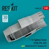 ResKit Models F-16 Fighting Falcon (F100-PW-229) nyitott – hajtómű-fúvócső