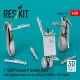 ResKit Models F-4B/N Phantom II – futóműkészlet terhelt állapotú kerekekkel