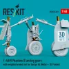 ResKit Models F-4B/N Phantom II – futóműkészlet terhelt állapotú kerekekkel