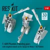 ResKit Models F-4B/N Phantom II – futóműkészlet terhelt állapotú kerekekkel