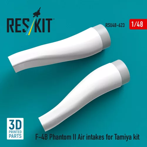 ResKit Models F-4B Phantom II Air intakes for Tamiya kit (3D Printed) - légbeömlők