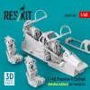 ResKit Models F-4B Phantom II Cockpit (Detailed edition) (3D Printed) for Tamiya - részletes cockpitkészlet