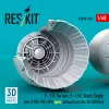 ResKit Models F-15I Ra'am, F-15K Slam Eagle késői (F100-PW-229) nyitott – hajtómű-fúvócsövek