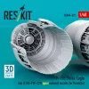ResKit Models F-15E Strike Eagle késői (F100-PW-229) nyitott – hajtómű-fúvócsövek