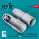 ResKit Models F-15I Ra'am, F-15K Slam Eagle késői (F100-PW-229) nyitott – hajtómű-fúvócsövek