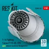 ResKit Models F-16 Fighting Falcon (F110-GE-129) nyitott – hajtómű-fúvócső