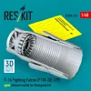 ResKit Models F-16 Fighting Falcon (F110-GE-129) nyitott – hajtómű-fúvócső