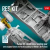 ResKit Models Rafale B/C – futóműakna-részletező készlet, futómű, kerekek, Revell / Academy maketthez