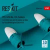ResKit Models PBY-5/5A/OA-10A Catalina corrected rear part of engine nacelles for Revell/Monogram/Eduard kit (3D Printed) - hajtóműgondolák korrigált hátsó részei