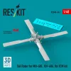 ResKit Models Tail Rotor for MH-60L, UH-60A (3D Printed) for ICM - farokrotor
