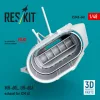 ResKit Models MH-60L, UH-60A exhaust (3D Printed) for ICM - kipufogócsonkok