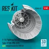 ResKit Models F-16 Fighting Falcon, Sufa (F100-PW-229) nyitott – hajtómű-fúvócsövek