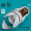 ResKit Models Saab 37 Viggen exhaust nozzle for Special Hobby kit (3D Printed) - Saab 37 Viggen – hajtómű-fúvócső