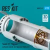 ResKit Models Saab 37 Viggen exhaust nozzle for Special Hobby kit (3D Printed) - Saab 37 Viggen – hajtómű-fúvócső