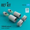 ResKit Models TORNADO exhaust nozzles for Revell kit (3D Printed) - hajtómű-fúvócsövek