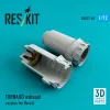 ResKit Models TORNADO exhaust nozzles for Revell kit (3D Printed) - hajtómű-fúvócsövek