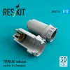 ResKit Models TORNADO exhaust nozzles for Hasegawa kit (3D Printed) - hajtómű-fúvócsövek