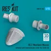 ResKit Models HC.2 Westland Wessex exhaust and transmission cover (3D Printed) for Airfix - kipufogócsonkok