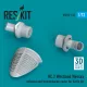 ResKit Models HC.2 Westland Wessex exhaust and transmission cover (3D Printed) for Airfix - kipufogócsonkok