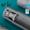 ResKit Models B-58 Hustler exhaust nozzles for Italeri kit (3D Printed) - hajtómű-fúvócsövek