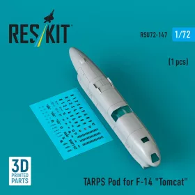   ResKit Models TARPS pod for F-14 Tomcat (1 pcs) (3D Printed) - konténer, 1 db