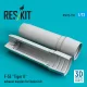 ResKit Models F-5E Tiger II exhaust nozzles for Italeri kit (3D Printed) - hajtómű-fúvócsövek
