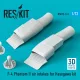 ResKit Models F-4 Phantom II air intakes for Hasegawa kit (3D Printed) - légbeömlők