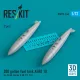 ResKit Models 300 gallon fuel tank AERO 1D for AV-8B, Harrier II GR.7/9, T.10 (2 pcs) (3D Printed) - AV-8B, Harrier II GR.7/9, T.10 – 300 gallonos üzemanyag-póttartály, 2 db