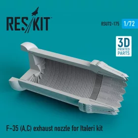   ResKit Models F-35 (A,C) Lightning II exhaust nozzle for Italeri kit - hajtómű-fúvócső