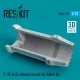 ResKit Models F-35 (A,C) Lightning II exhaust nozzle for Italeri kit - hajtómű-fúvócső