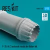 ResKit Models F-35 (A,C) Lightning II exhaust nozzle for Italeri kit - hajtómű-fúvócső