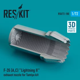   ResKit Models F-35 (A,C) Lightning II exhaust nozzle for Tamiya kit (3D Printed) - hajtómű-fúvócső