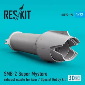   ResKit Models SMB-2 Super Mystère exhaust nozzle for Azur / Special Hobby kit - hajtómű-fúvócső