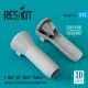 ResKit Models F-86F (RF-86F) Sabre exhaust nozzles for Academy kit (3D Printed) - hajtómű-fúvócsövek