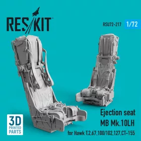   ResKit Models Ejection seat MB Mk.10LH for Hawk T.2,67,100/102,127,CT-155 (3D Printed) - Hawk T.2/67/100/102/127/CT-155 – MB Mk.10LH katapultülés